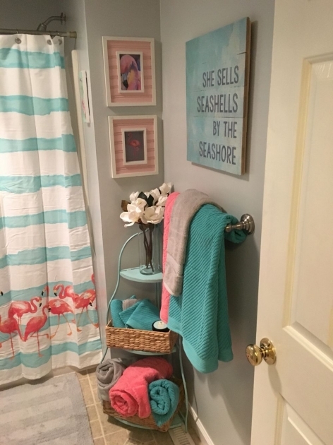 Remarkable Bathroom Decor Gray And Teal Image