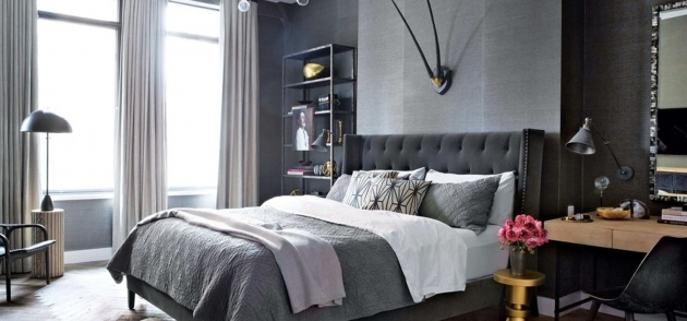 Remarkable Gentleman Bedroom Modern Photo