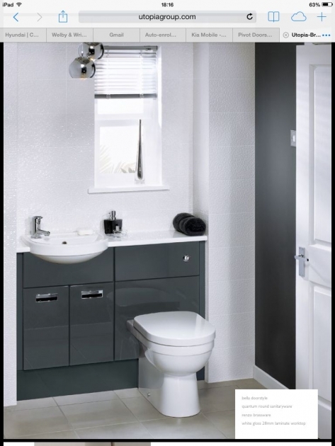 Remarkable Grey Fitted Bathroom Furniture Pic