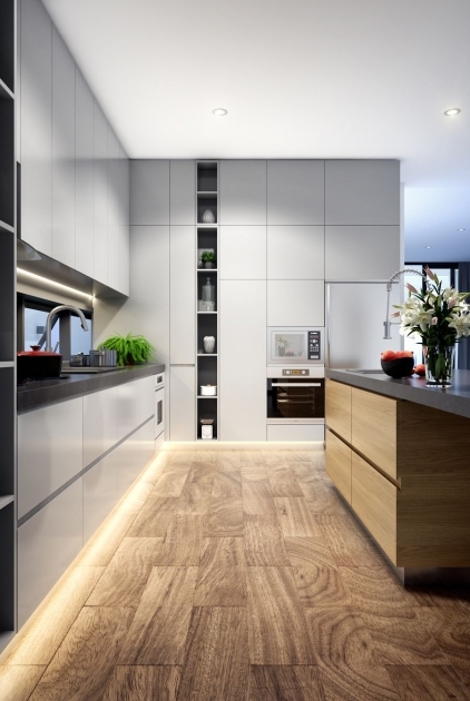 Remarkable Kitchen Wood Interior Pic