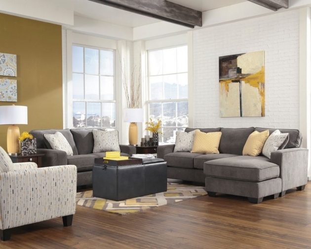 Remarkable Living Room Decor Gray Sofa Image