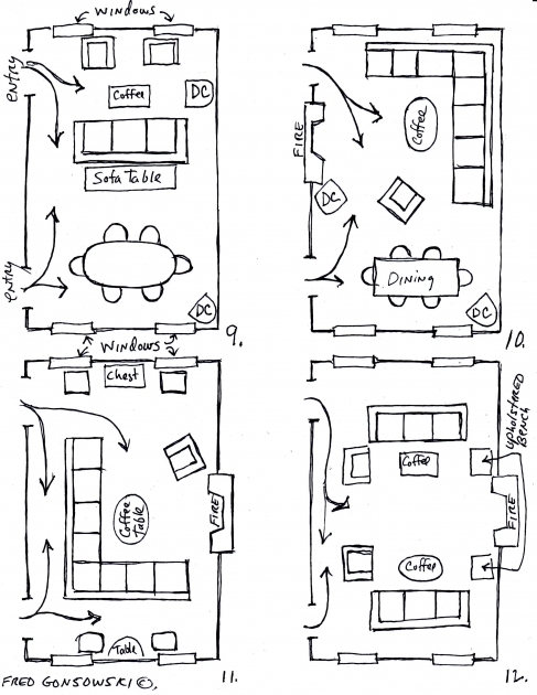Remarkable Living Room Interior Floor Plan Photo