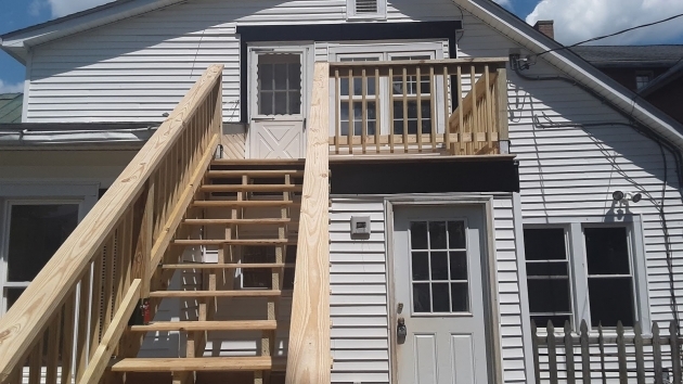 Remarkable Outside Stairs Roof Picture