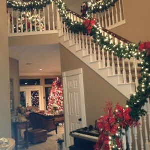 Stairs Christmas Decor Ideas
