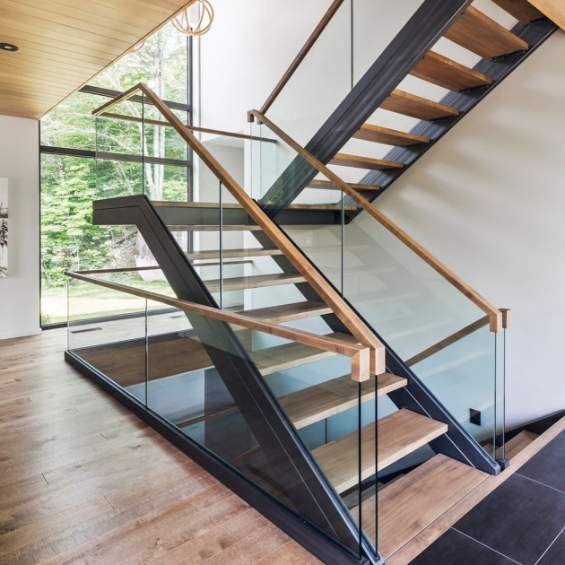 Remarkable Steel Stairs Interior Pic