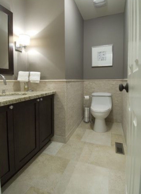 Splendid Bathroom Half Wall Tile Ideas Photo
