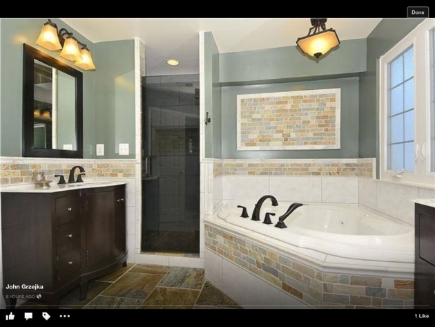 Splendid Bathroom Half Wall Tile Ideas Picture