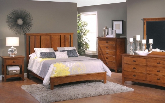 Splendid Bedroom Colour Schemes With Pine Furniture Photo