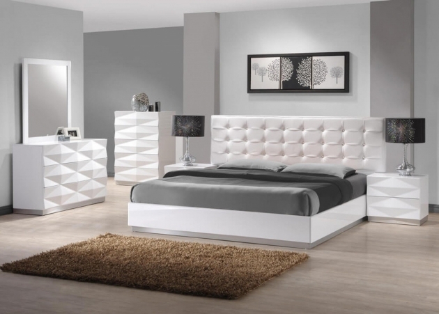 Splendid Bedroom White Modern Photo