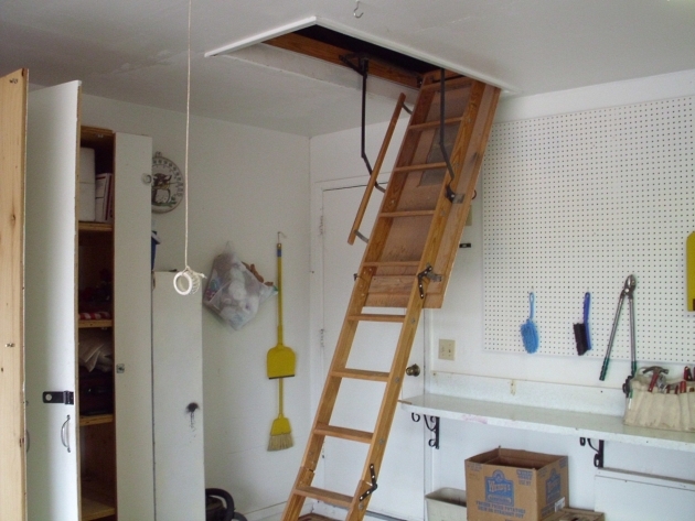 Splendid Fire Rated Pull Down Stairs Garage Photo