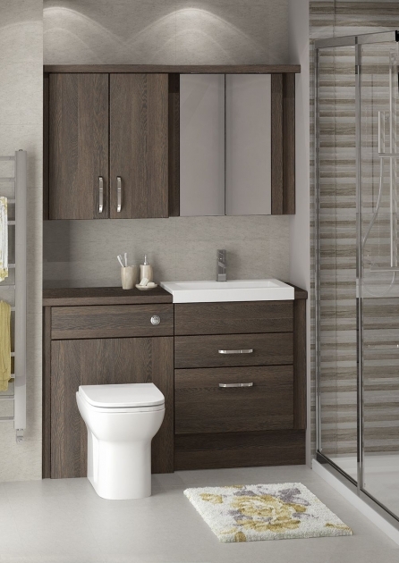 Splendid Grey Fitted Bathroom Furniture Image