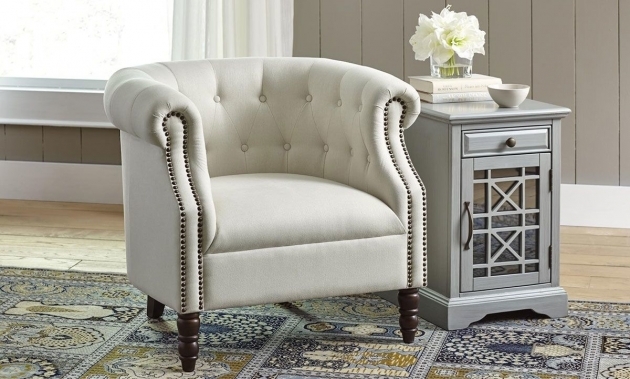 Splendid Ivory Living Room Chairs Picture