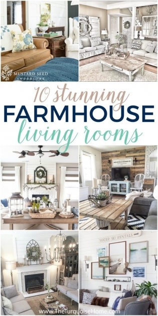Splendid Living Room Decor Farmhouse Picture