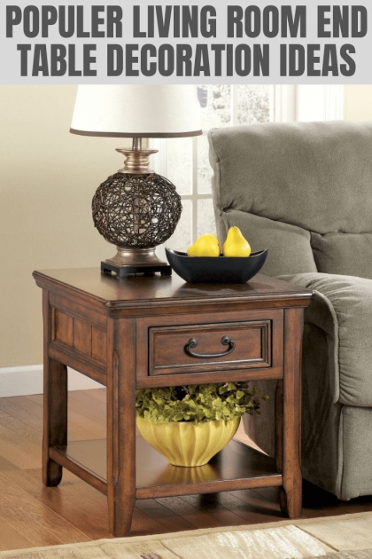 Splendid Living Room Design End Tables Picture