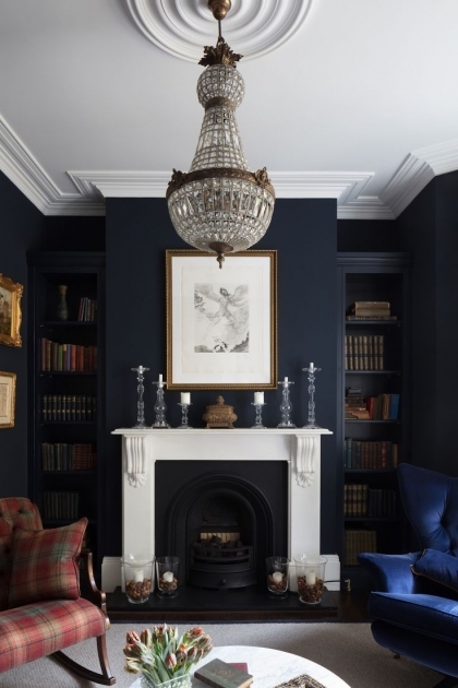 Splendid Living Room Ideas Dark Colors Photo