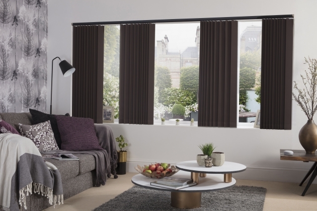 Splendid Modern Living Room Blinds Image