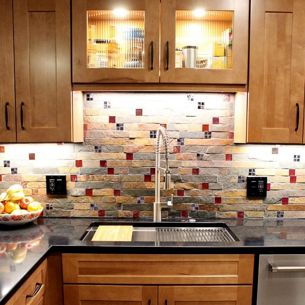 Splendid Mosaic Tile Backsplash Kitchen Ideas Photo