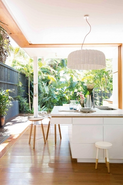 Splendid Tropical Decor Kitchen Photo