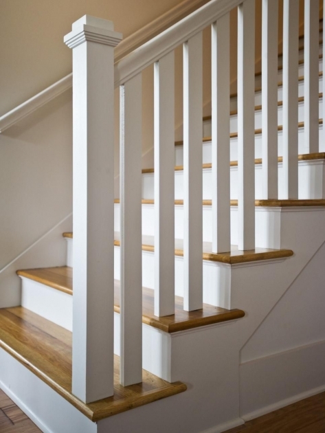 Splendid White Stairs Wooden Picture