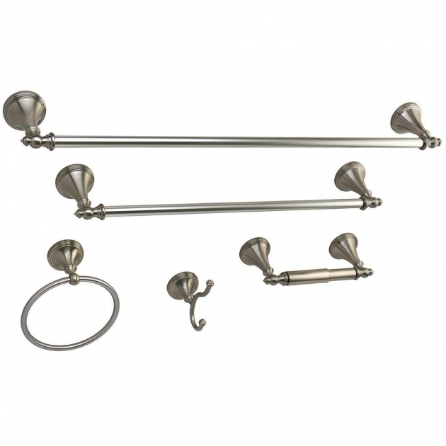 Stunning Bathroom Hardware Sets Satin Nickel Image