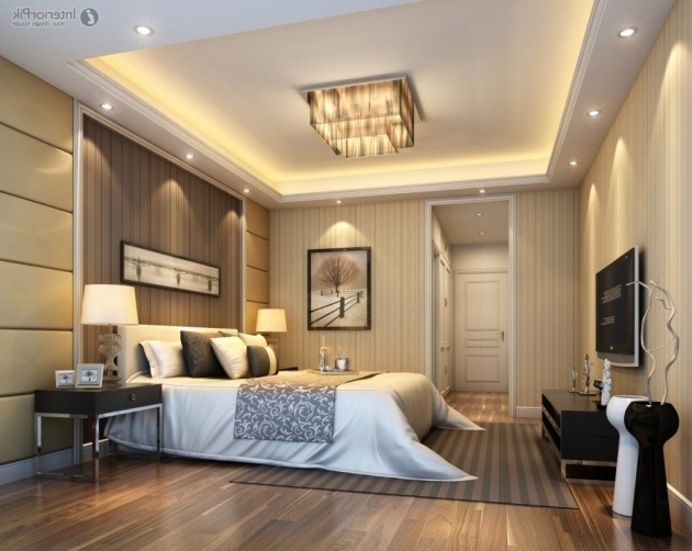 Stunning Bedroom Down Ceiling Design Pic