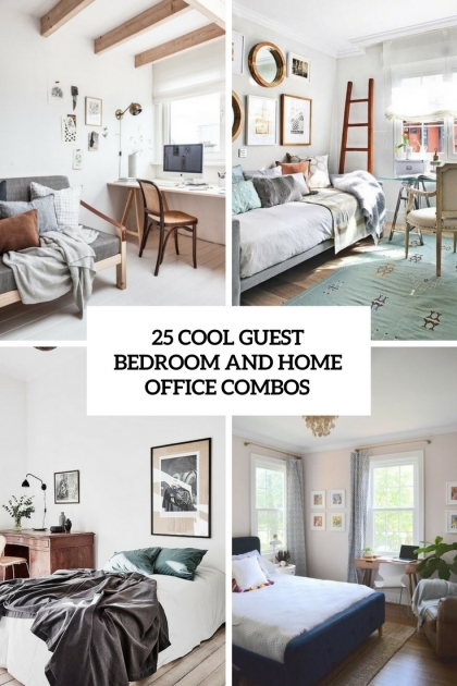 Stunning Bedroom Office Combo Furniture Image