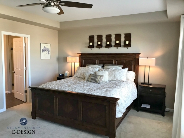 Stunning Bedroom Paint Colors With Dark Furniture Photo