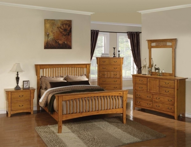 Stunning Bedroom Pine Furniture Photo