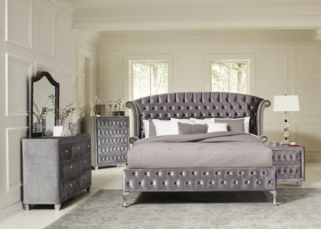 Stunning Bedroom Sets In Gray Photo