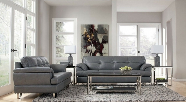 Stunning Living Room Decor Gray Sofa Image
