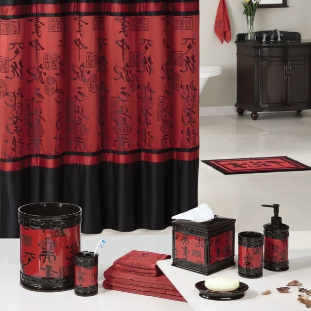 Stunning Orange Bathroom Sets Image