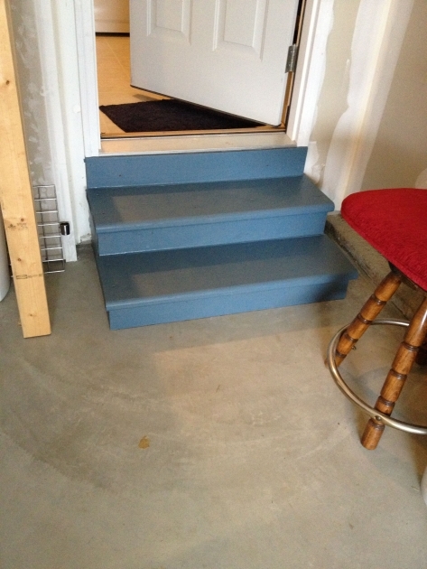Stunning Painting Garage Stairs Photo