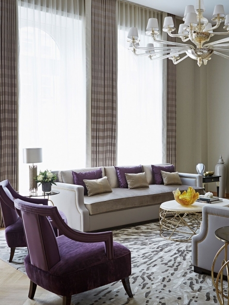 Stunning Purple And Silver Living Room Ideas Picture