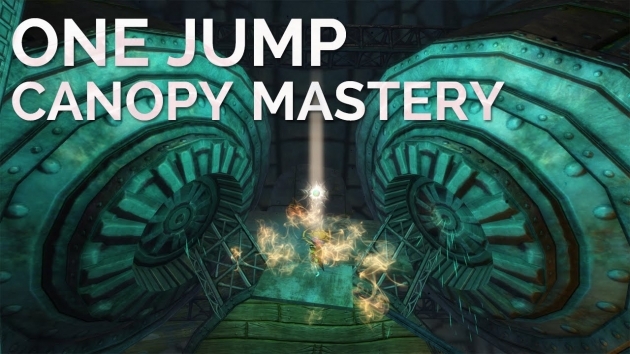 Stunning Stairs Canopy Jump Photo