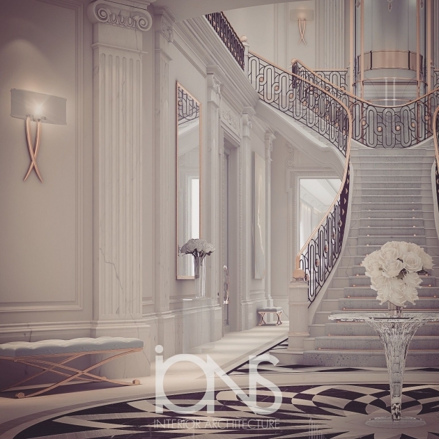 Stunning Stairs Interior Qatar Pic