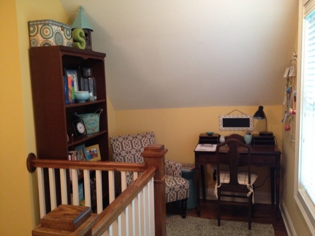 Stunning Top Of Stairs Decorating Picture