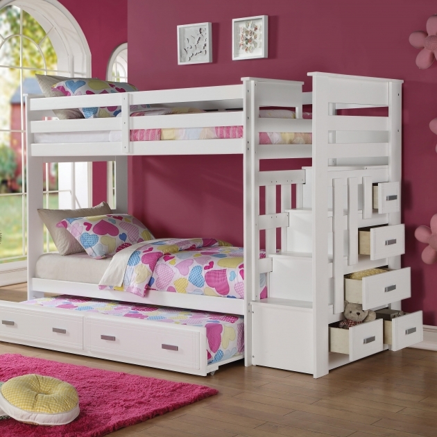 Stylish Acme Furniture Bunk Bed With Stairs Pic