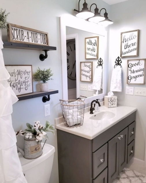 Stylish Bathroom Decorations Pic