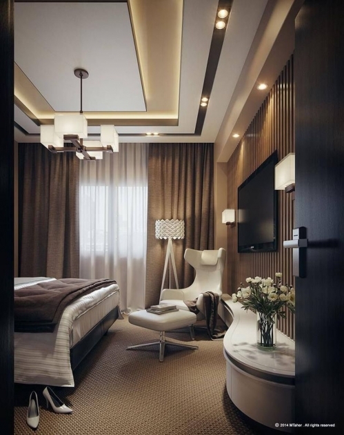 Stylish Bedroom Modern Ceiling Picture