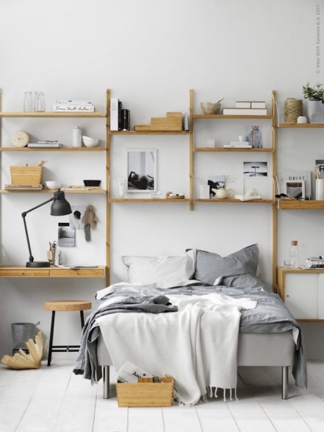 Stylish Ikea Bedroom Shelves Picture