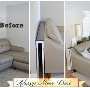 Living Room Sofa Not Against Wall