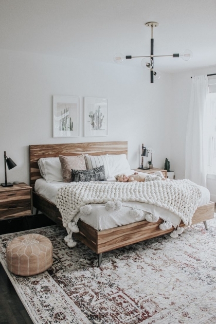Stylish Modern Bedroom Rugs Ideas Pic