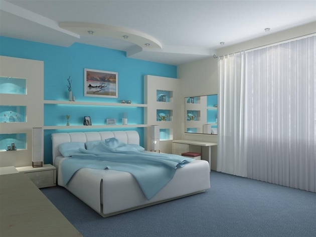 Surprising Bedroom Decor Light Blue Pic