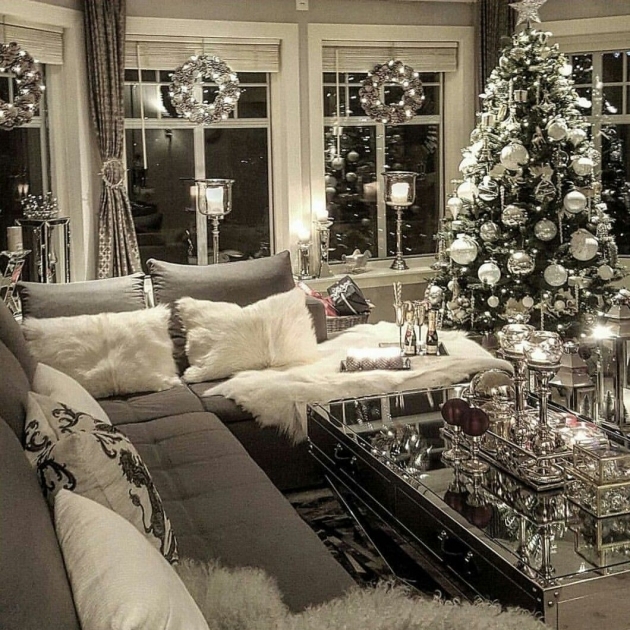 Surprising Christmas Decor Living Room Pinterest Pic