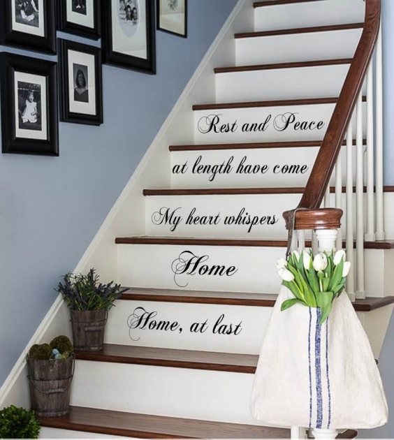 Surprising Decorating Stairs Ideas Pic