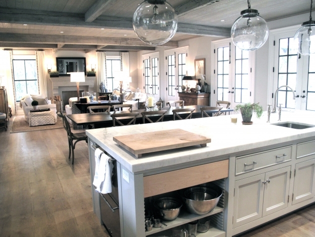 Surprising Kitchen Open Plan Design Image