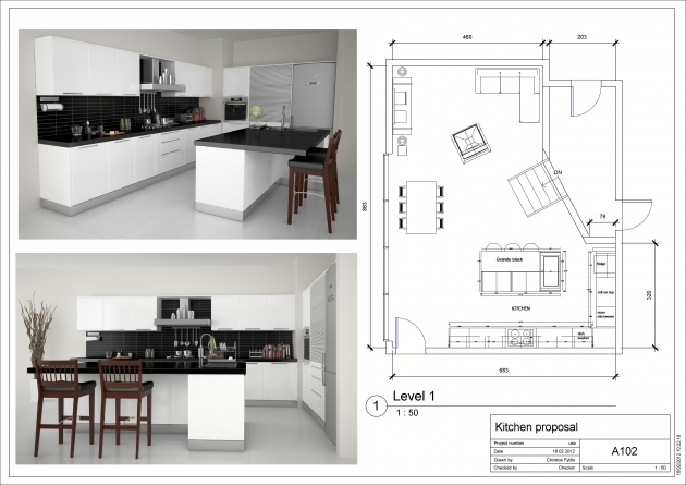 Surprising Kitchen Plan Design Image