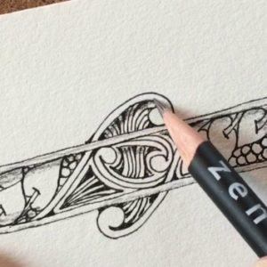 Kitchen Table Zentangle