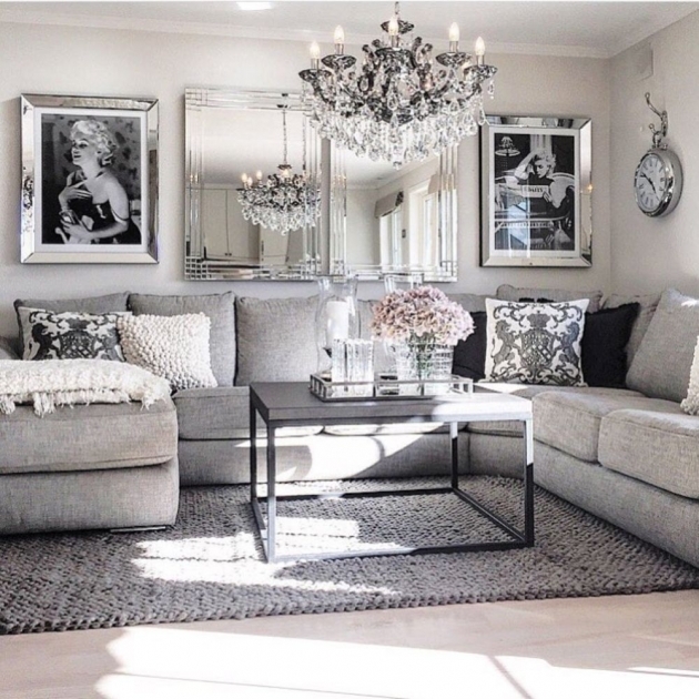 Surprising Modern Glam Living Room Picture