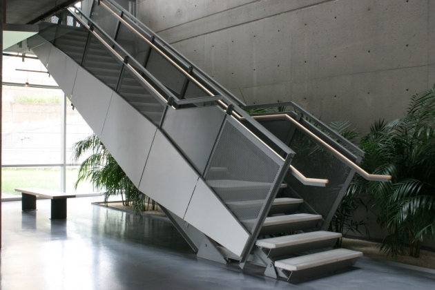 Surprising Steel Stairs Interior Picture